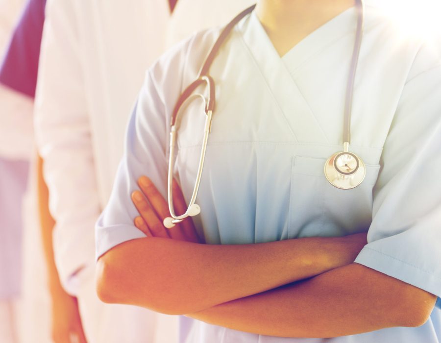Nurse posing with hands crossed